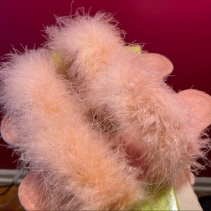 Fluffy Gianni Bini slides. Worn once. 8.5